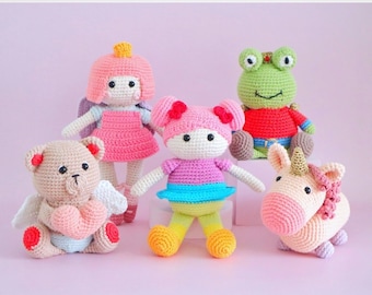 PATTERN EBOOK Fantasy Land Collection amigurumi crochet patterns