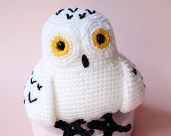 PATTERN Yuki the Snowy Owl crochet amigurumi pattern