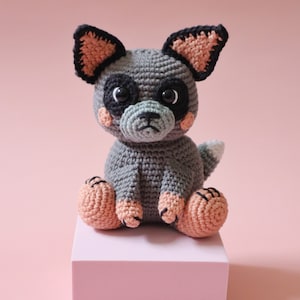 PATTERN Buddy the Blue Heeler crochet amigurumi pattern (Australian Cattle Dog)