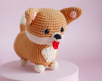 PATTERN Cooper the Corgi Puppy amigurumi crochet dog