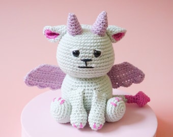 PATTERN Gregory the Gargoyle crochet amigurumi pattern fantasy creature