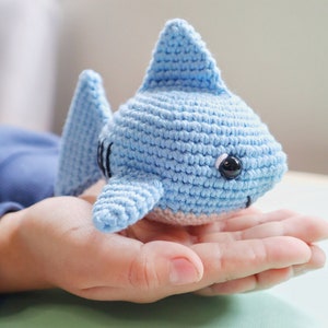 PATTERN Stefano the Shark amigurumi crochet pattern