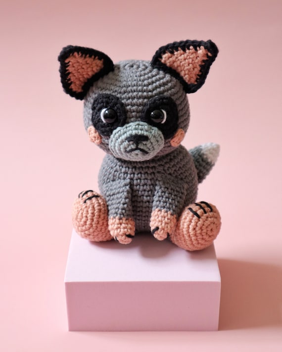PATTERN Buddy the Blue Heeler Crochet Amigurumi Pattern