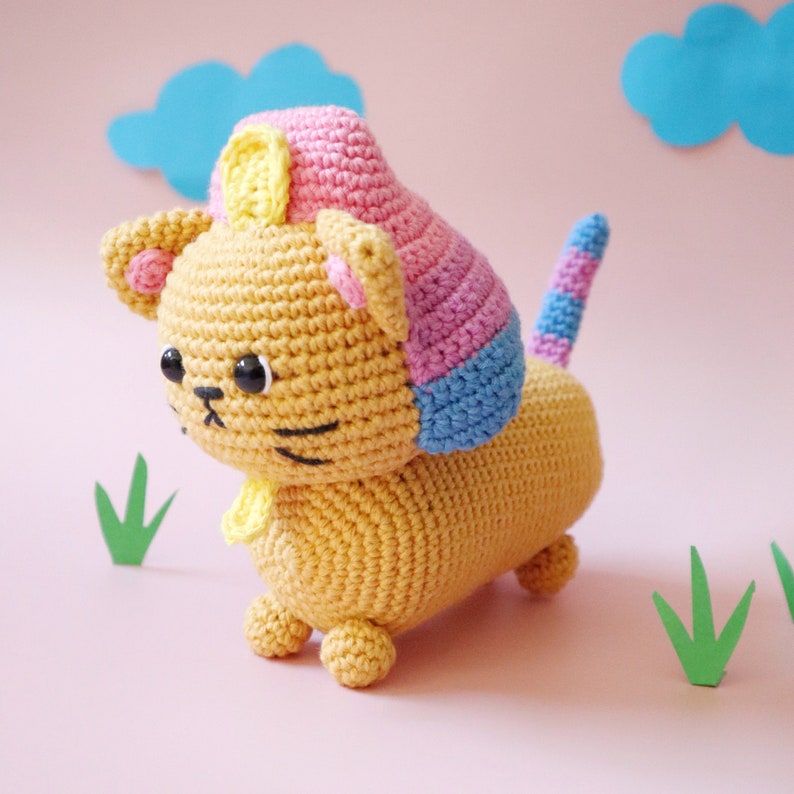 PATTERN Sage the Sphinx cat crochet amigurumi pattern image 3