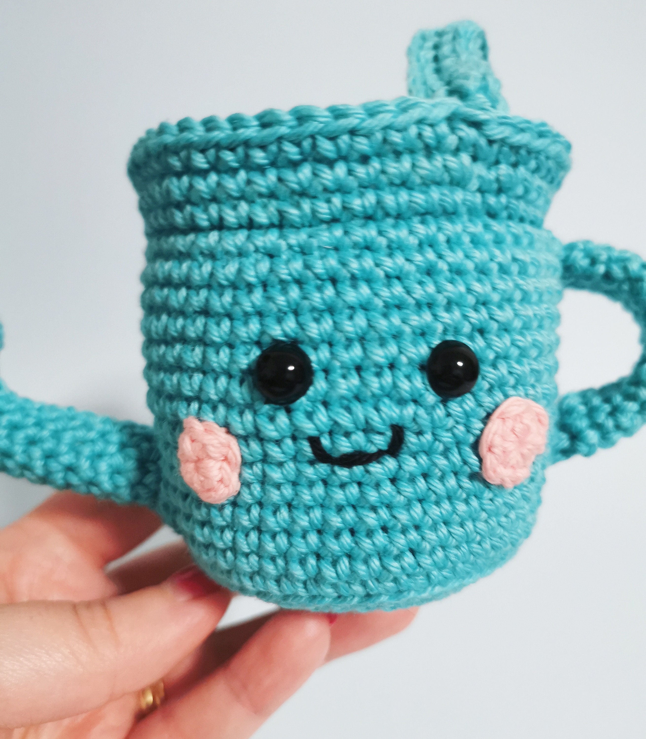 Willa the Watering Can crochet pattern amigurumi kawaii toy Etsy