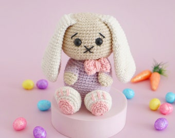 PATTERN Bip the Bunny crochet amigurumi rabbit pattern