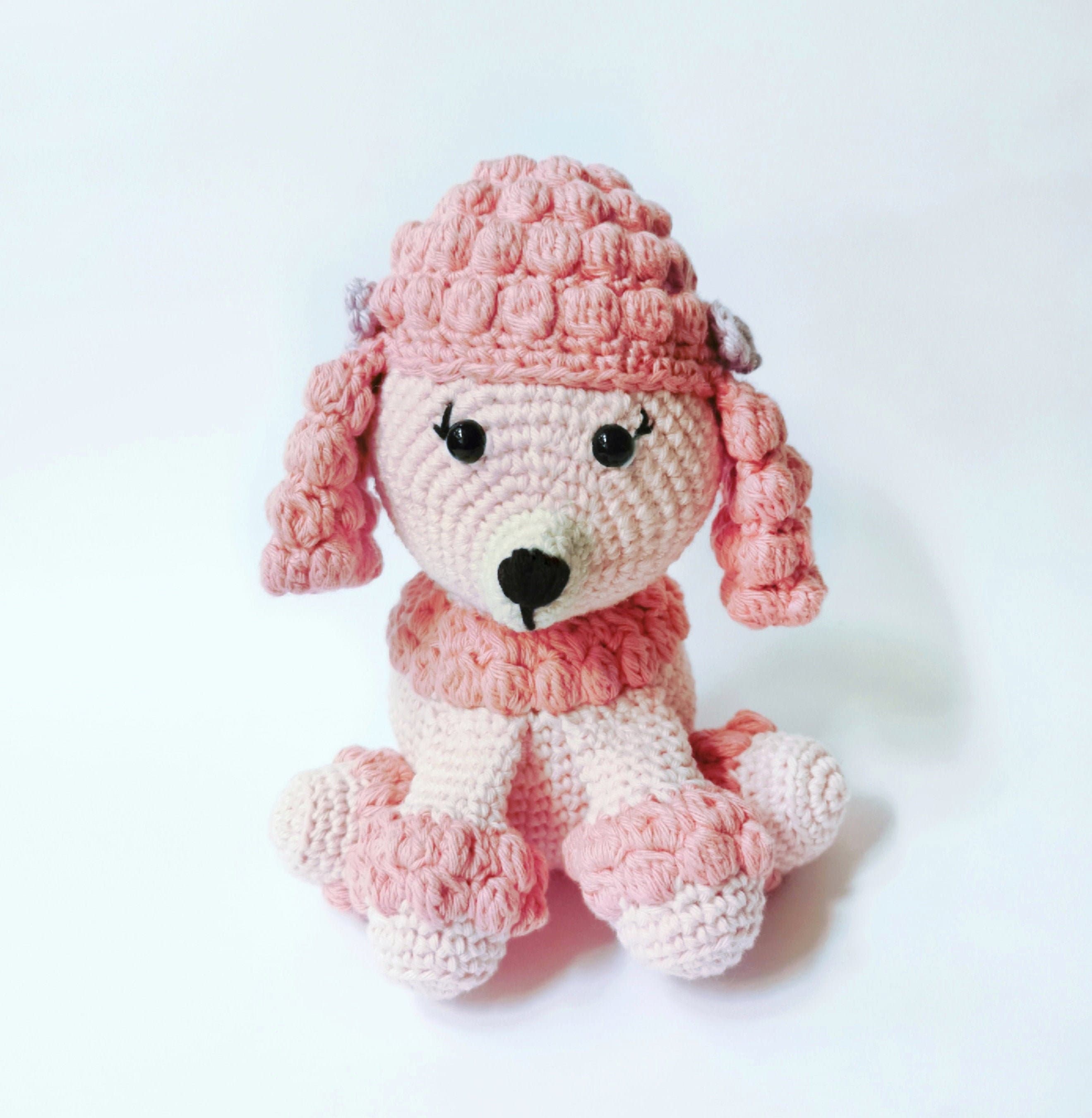 36 Poodle Crochet Patterns to Stitch Adorable Dogs, Toys, and Textured Amigurumi 19 Pattern Posy the Poodle crochet amigurumi pattern puppy