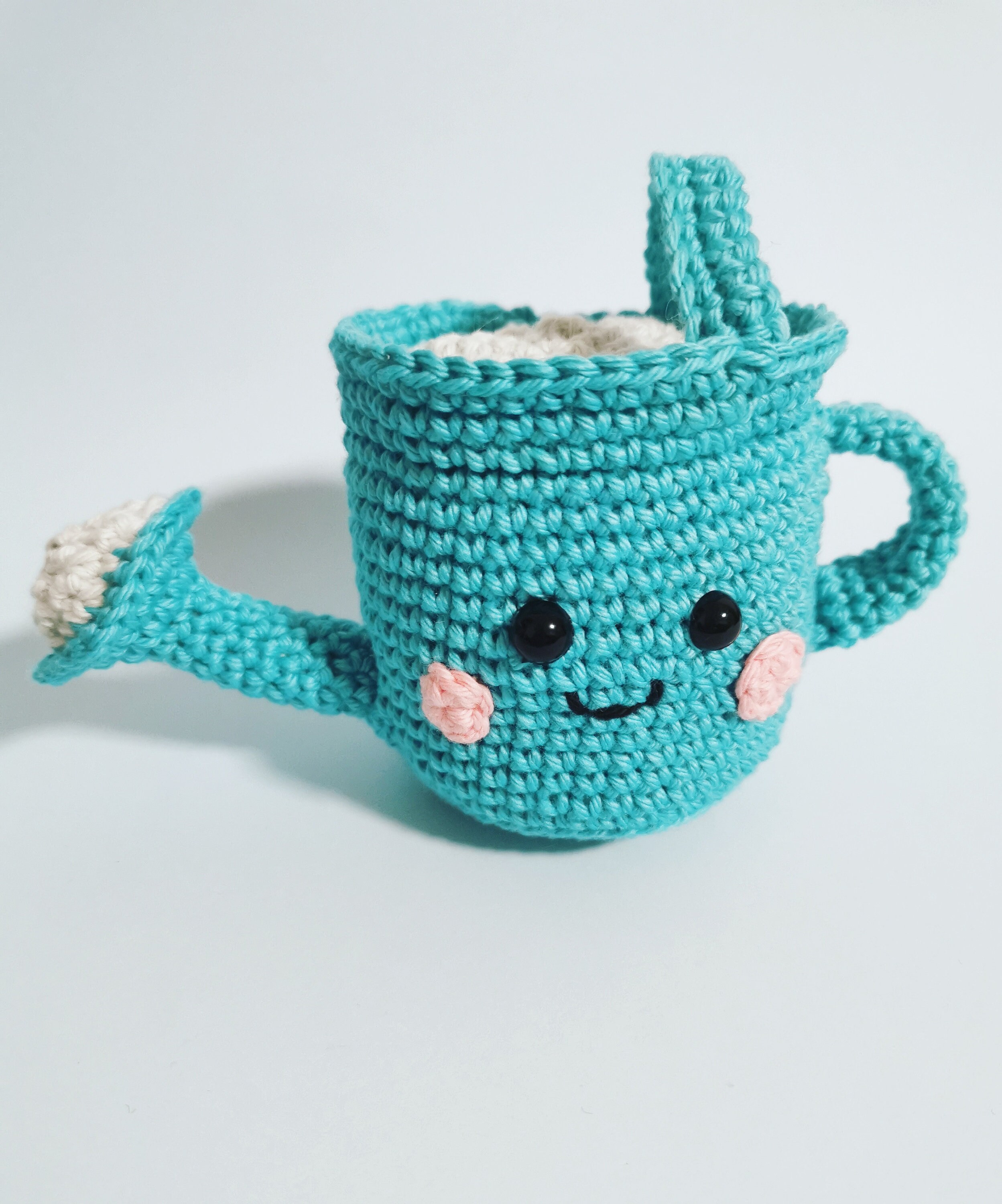 Willa the Watering Can crochet pattern amigurumi kawaii toy Etsy