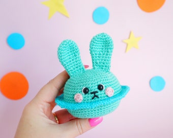 PATTERN Lunar the Planet Bunny amigurumi crochet pattern