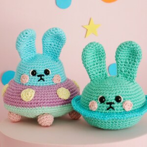 PATTERN Delta the Spaceship Bunny amigurumi crochet pattern image 10