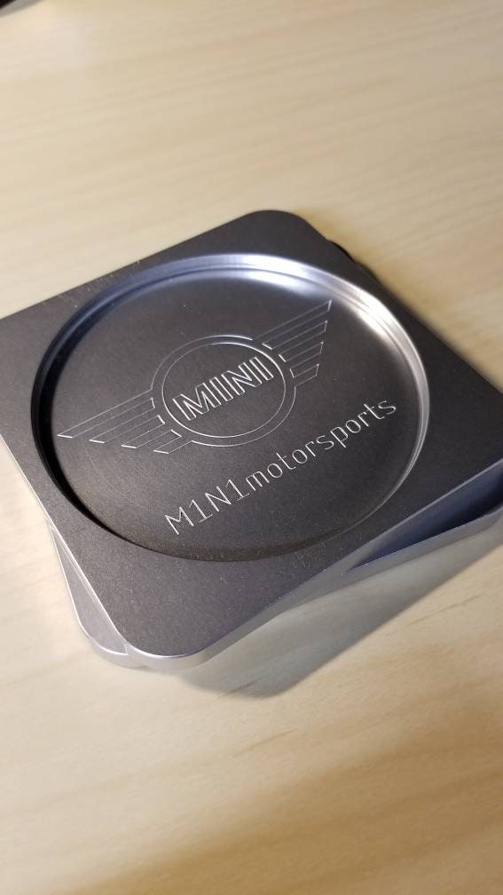 Customizable Aluminum Coasters set of 4 Etsy