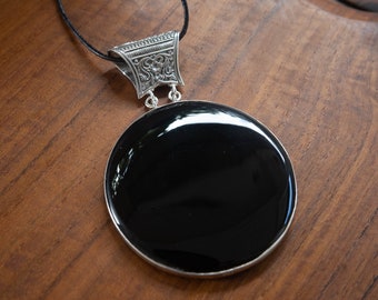 Black Moon Onyx Pendant