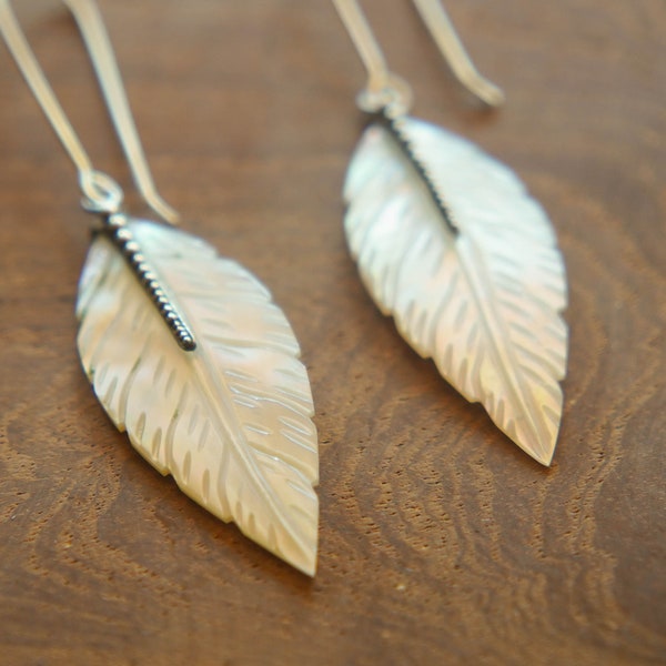 Feather earrings