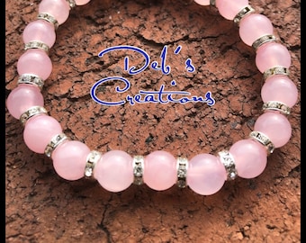 Rose Quartz Stretch Bracelet