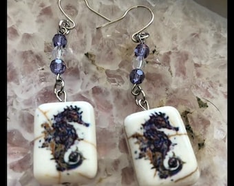 Seahorse Dangle Earrings