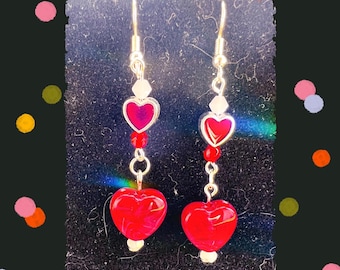 Valentine Faux Leather Earrings