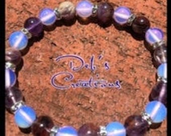 Super 7 & Pink Opal Quartz