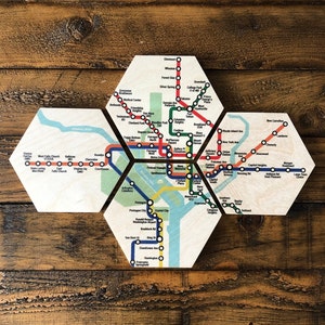 Dessous de verre D.C. Metro