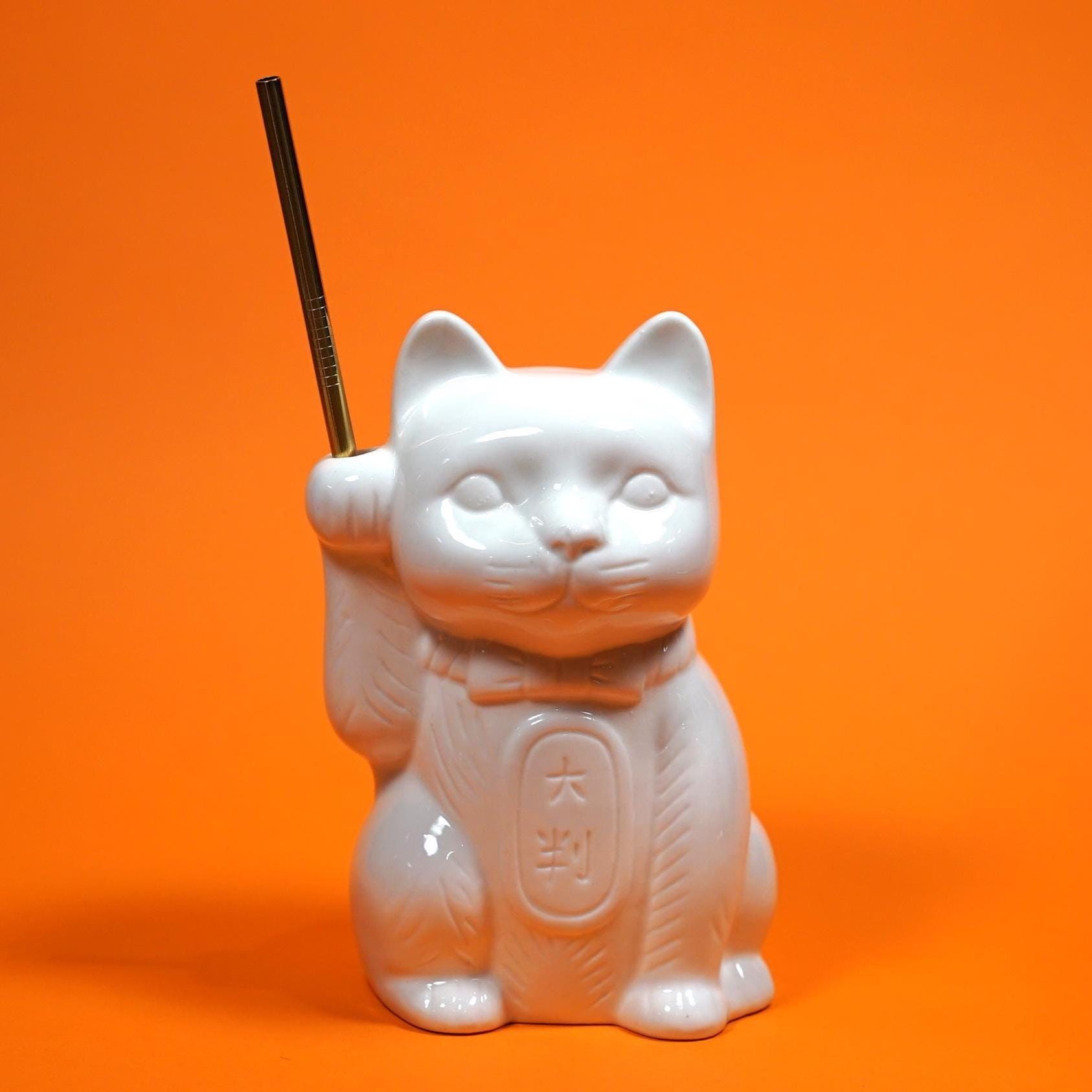 Lucky Cat Tiki Mug - Etsy
