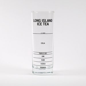 Long Island Recipe Glass