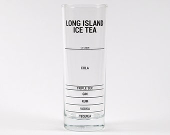 Long Island Recipe Glass