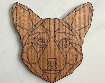 Corgi Coasters | Fast & Free Shipping | Wooden Coasters For Dog Lovers | Sets of 2