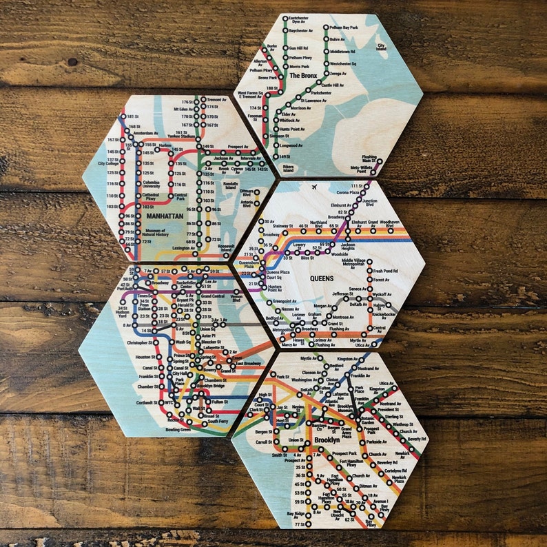 New York Subway Coasters image 1