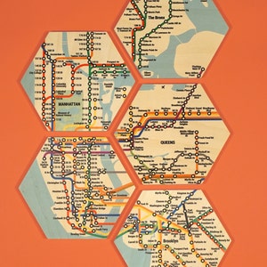 New York Subway Coasters image 2