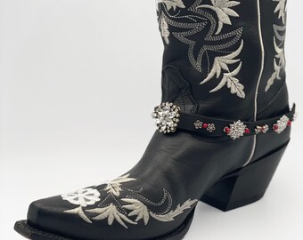 Rhinestone Boot Strap