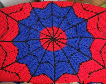 Spiderman lap blanket/baby blanket/accent blanket