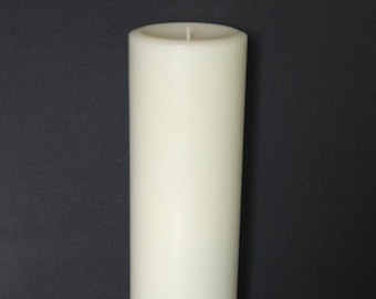 3x9 Scented or Unscented Soy Blend Pillar Candle.  Ideal for bubble baths, dinner tables, parties & more.