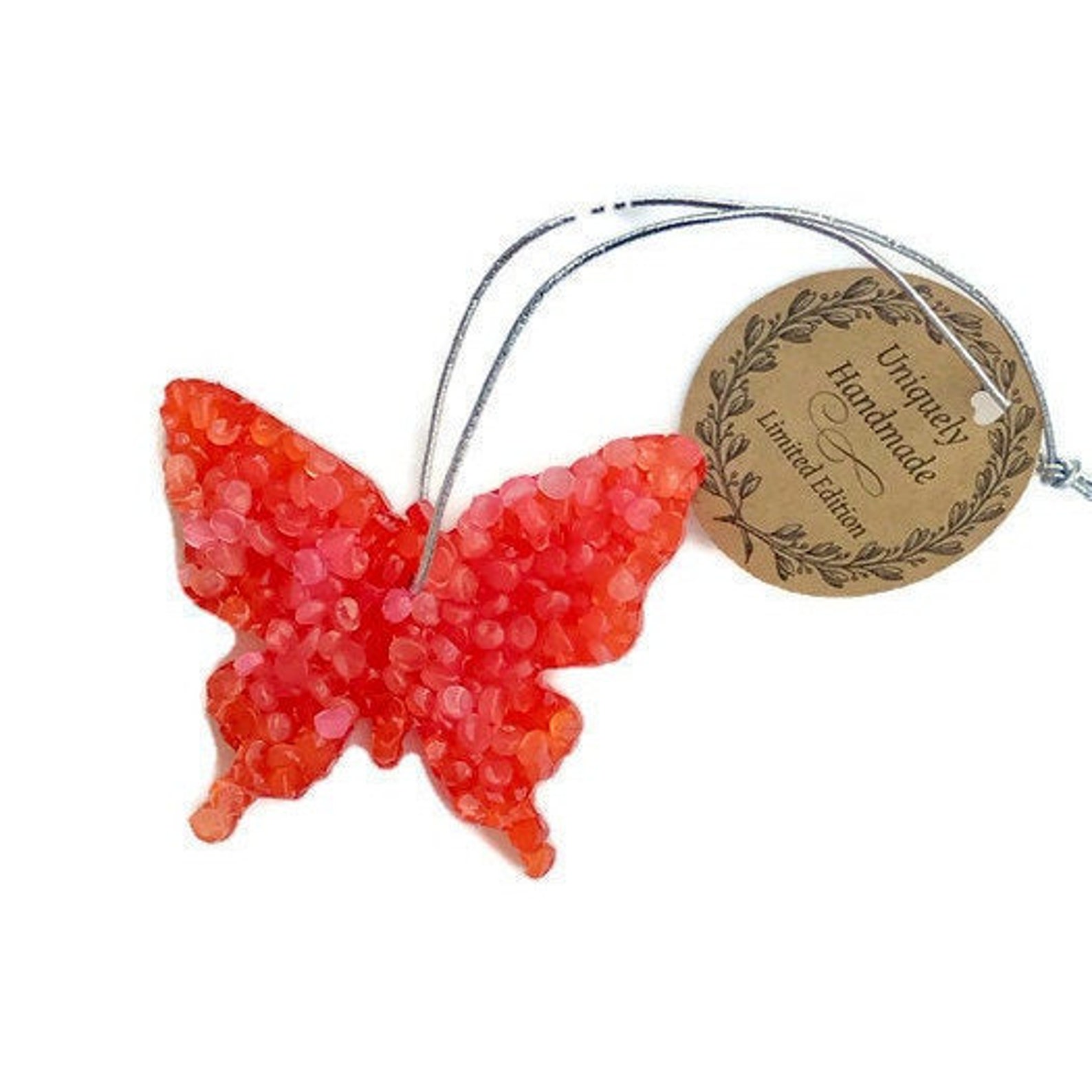 Butterfly Car Air Fresheners Made With Aroma Beads. Hang on Etsy