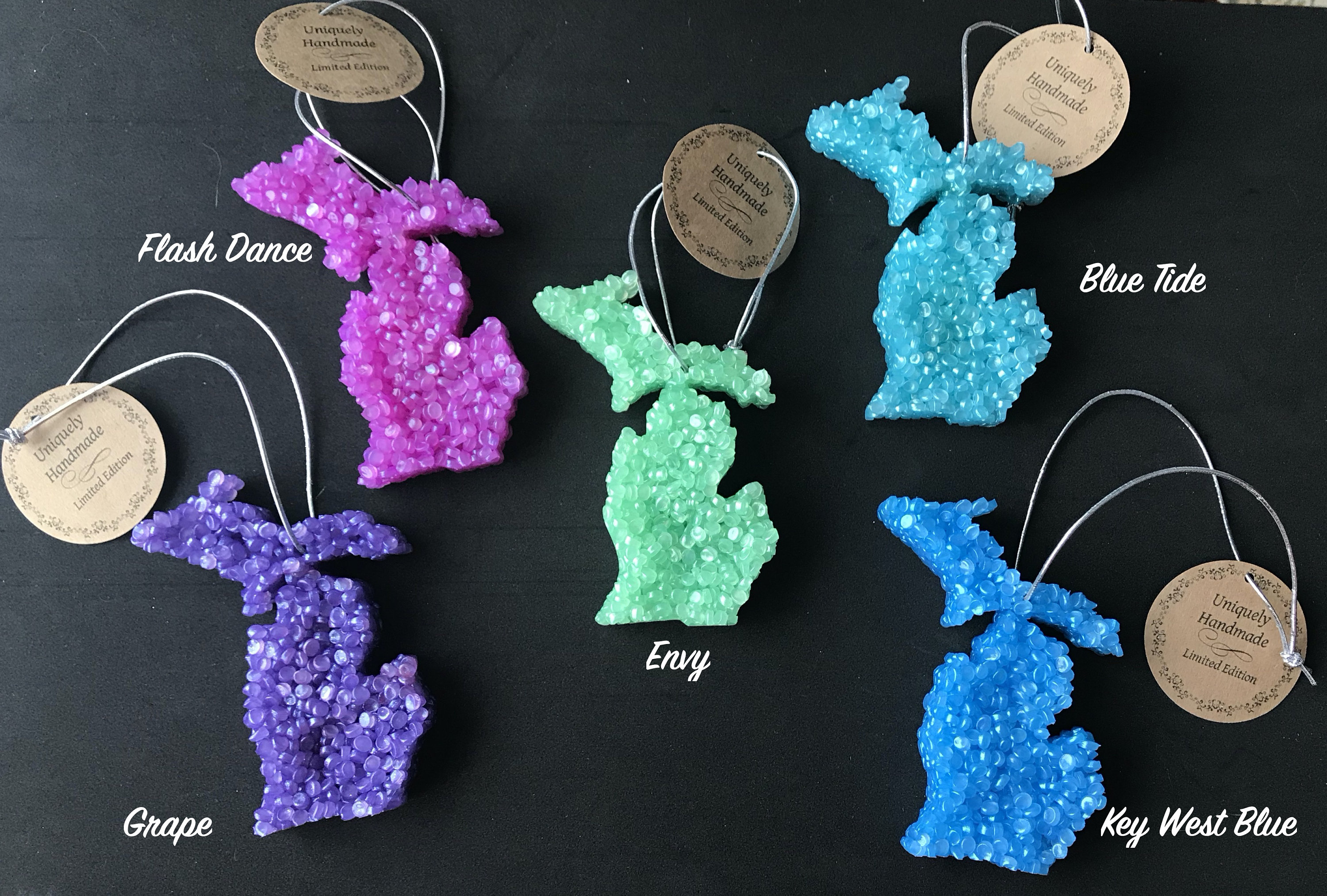 Michigan Aroma Bead Car Air Freshener. Homesick student gift, Michiga…