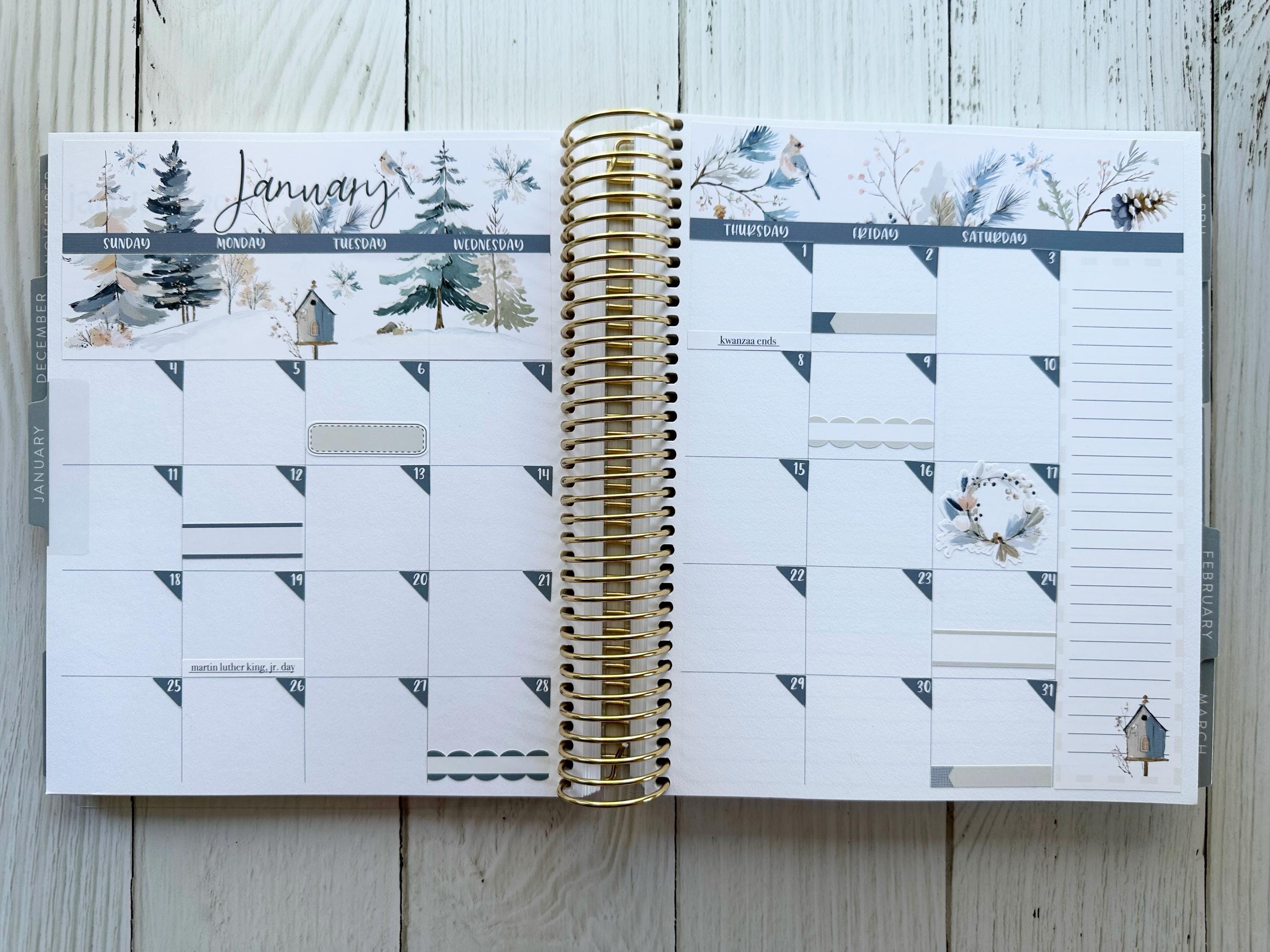 January 2026 Monthly Kit for Erin Condren and Classic Happy Planner - Etsy