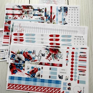 July 2025 Monthly Kit for the Laurel Denise MINI Vertical and Horizontal Planner