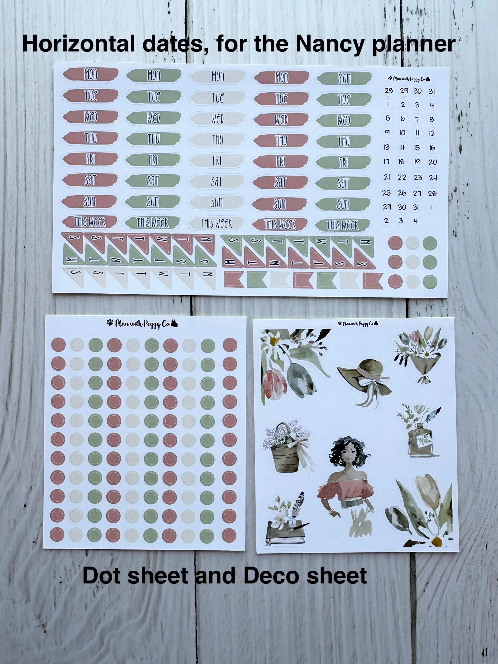 May 2026 for the SMALL Laurel Denise Anne and Nancy Planners - Etsy