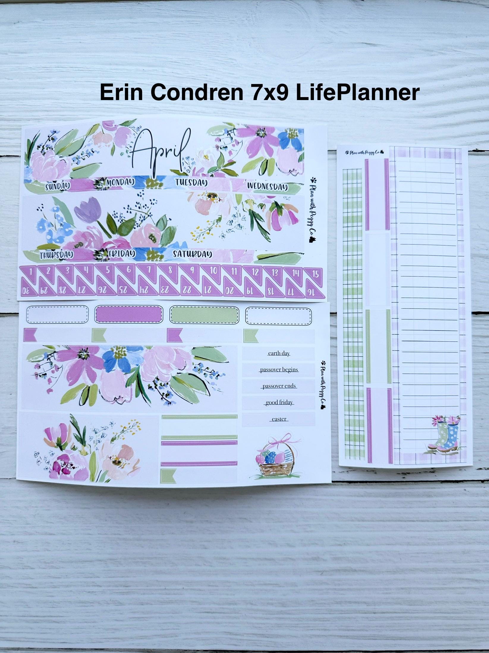 April 2026 Monthly Kit for Erin Condren and Classic Happy Planner - Etsy