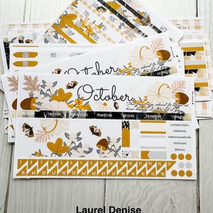 October 2025 for the Laurel Denise Vertical and Horizontal STANDARD Planner
