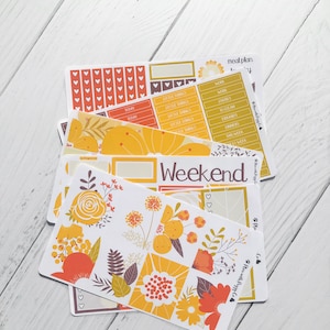 Bright Autumn Weekly Vertical Kit