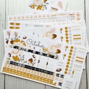 October 2025 Monthly Kit for the Laurel Denise MINI Vertical and Horizontal Planner