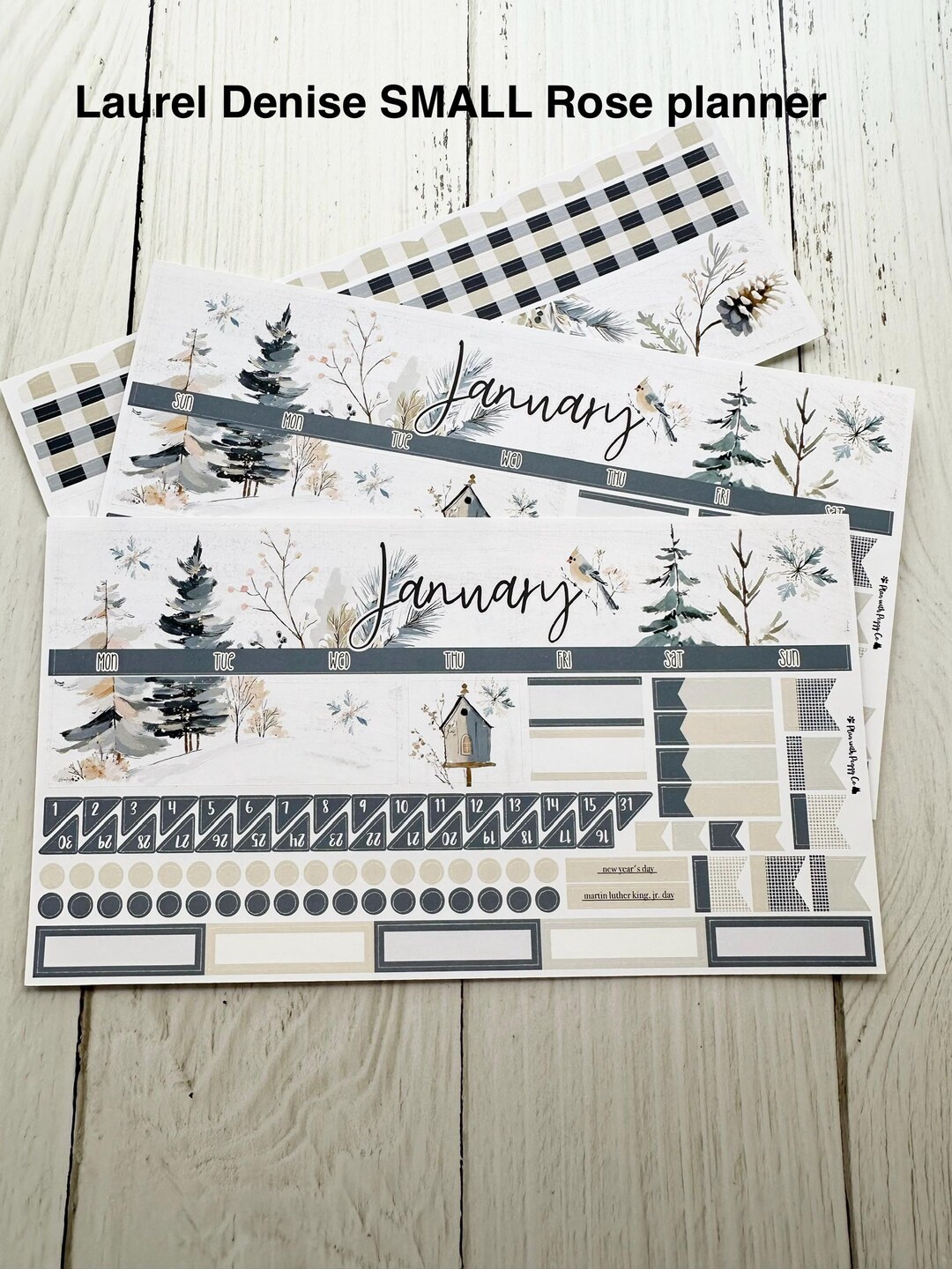 January 2026 for the SMALL Laurel Denise Rose Planner (formerly Project ...