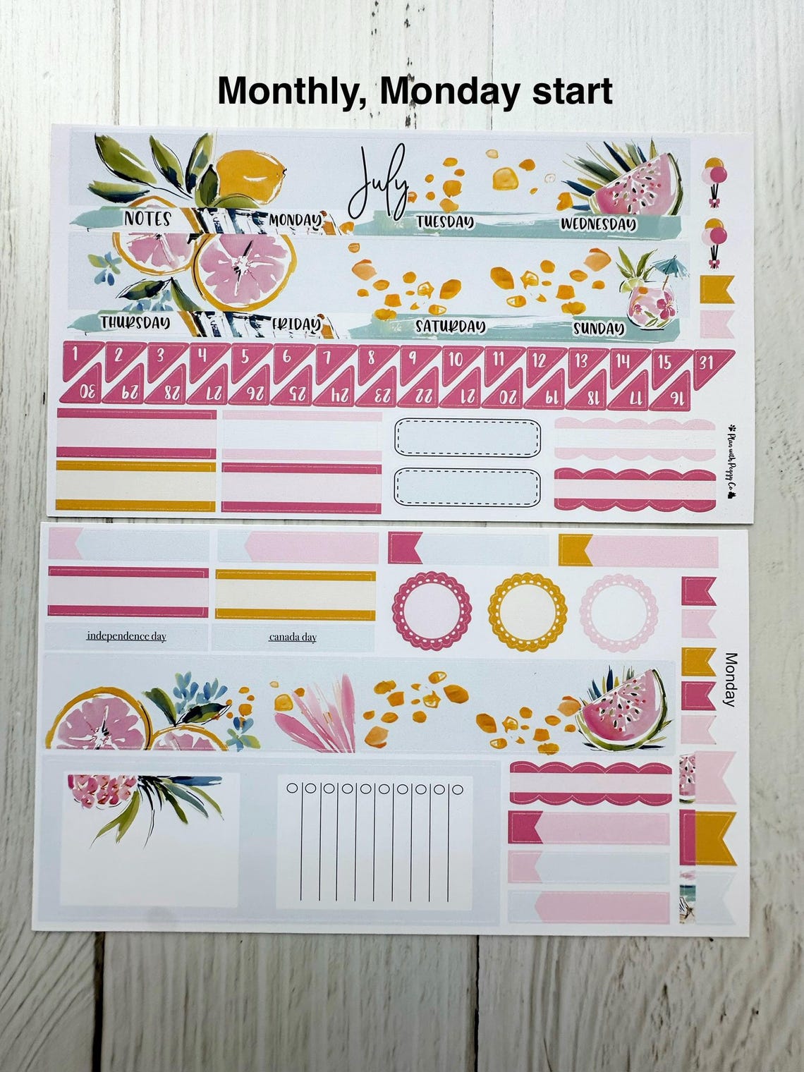 July 2026 Monthly for the Laurel Denise SMALL Scout Planner - Etsy