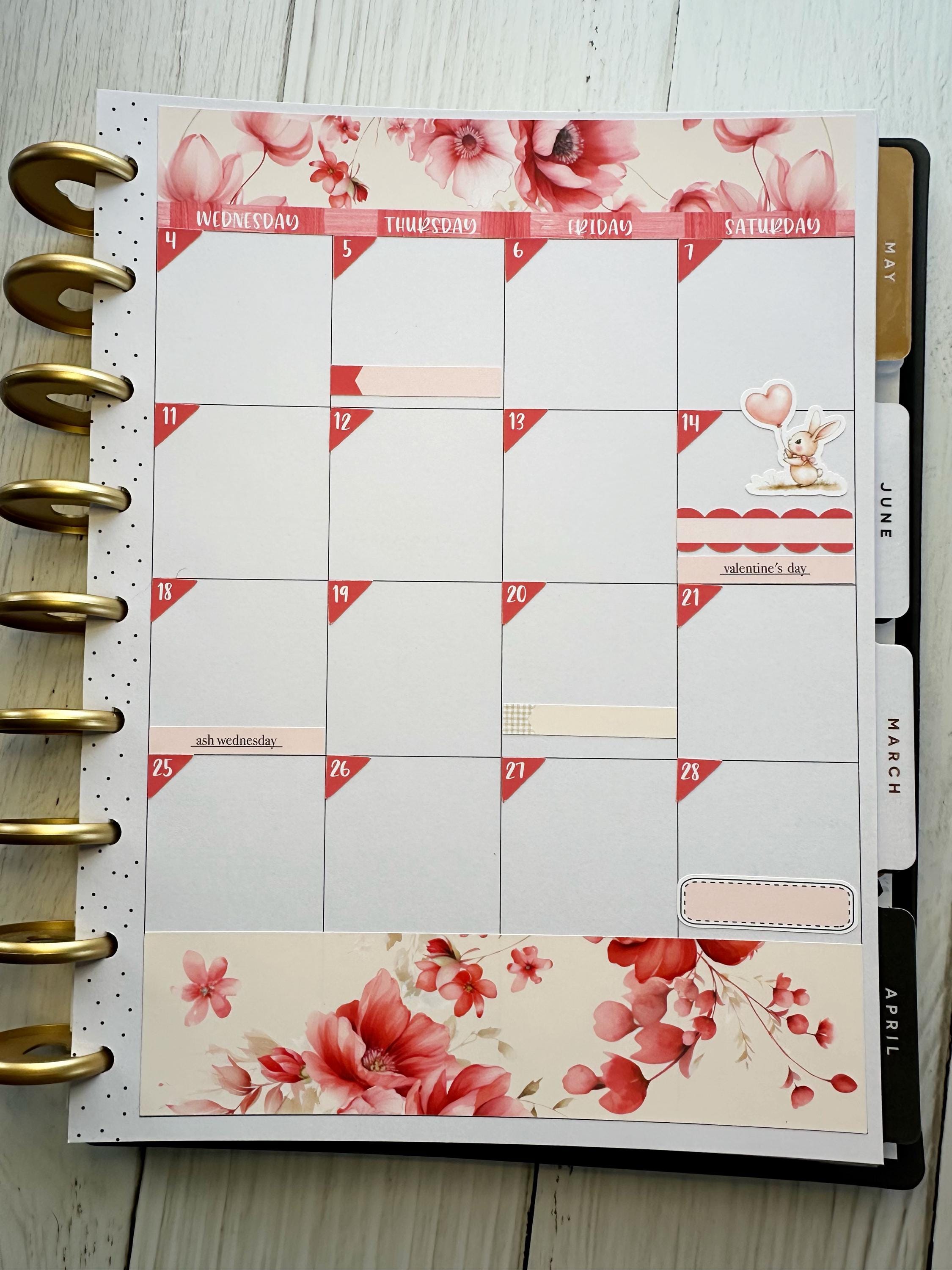 February 2026 Monthly Kit for Erin Condren and Classic Happy Planner - Etsy