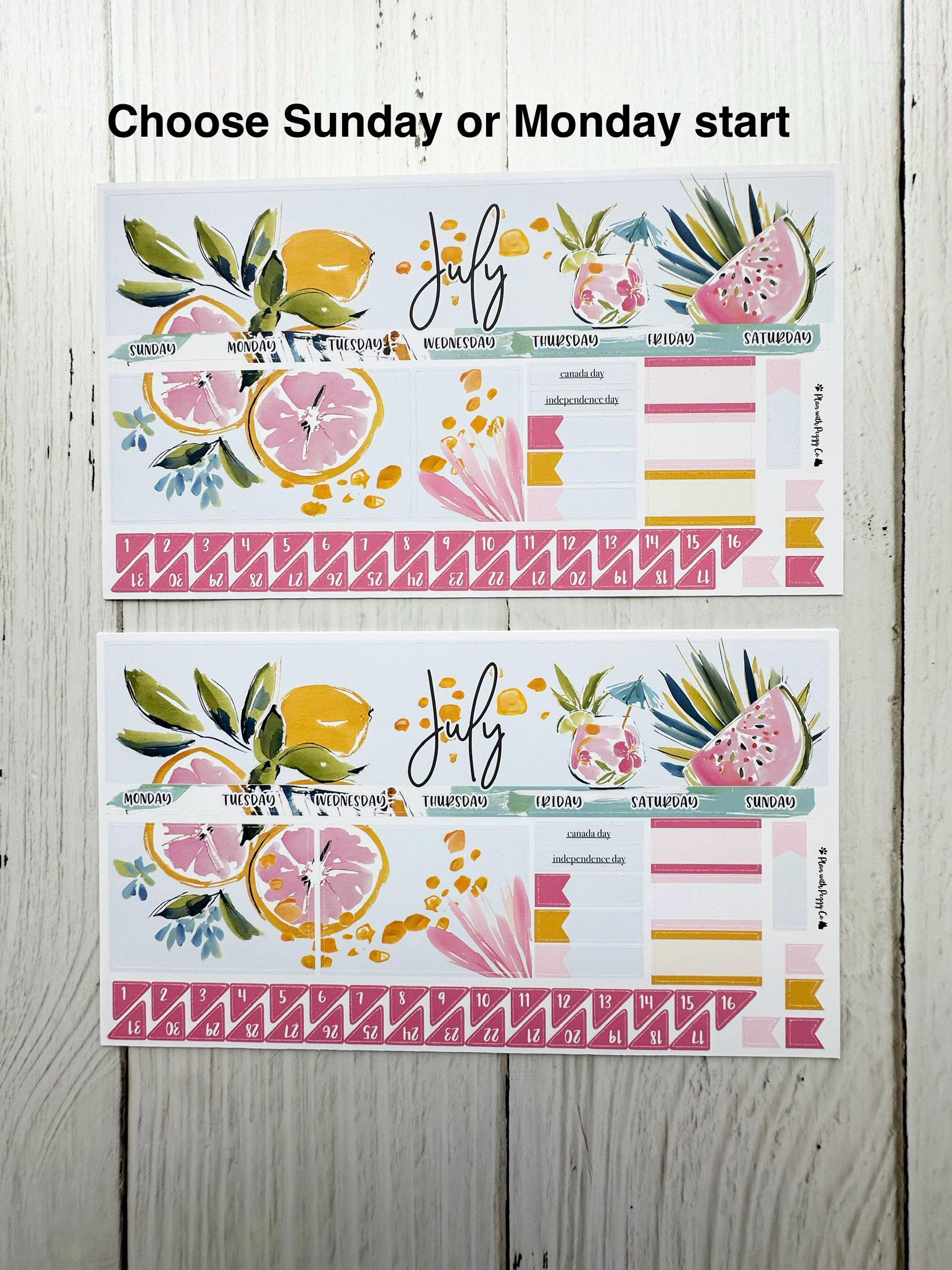 July 2026 for the Laurel Denise LARGE Anne and Nancy Planners - Etsy