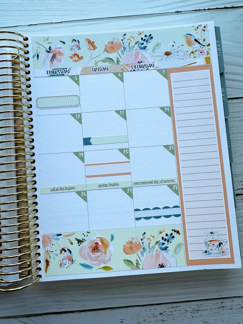 March 2026 Monthly Kit for Erin Condren and Classic Happy Planner - Etsy