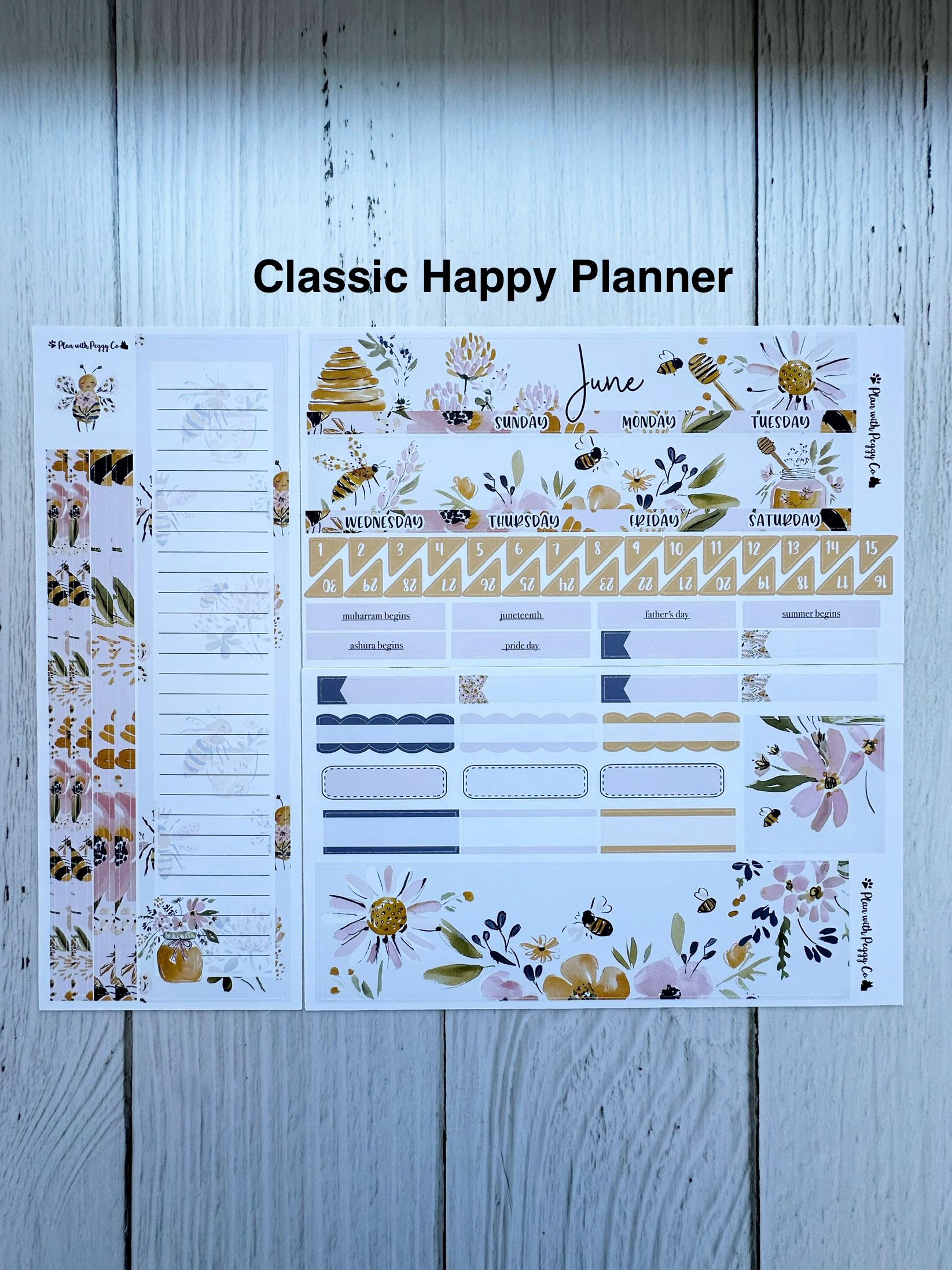 June 2026 Monthly Kit for Erin Condren and Classic Happy Planner - Etsy