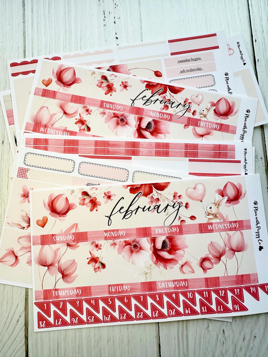 February 2026 Monthly Kit for Erin Condren and Classic Happy Planner - Etsy
