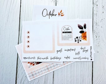 October Notes Page