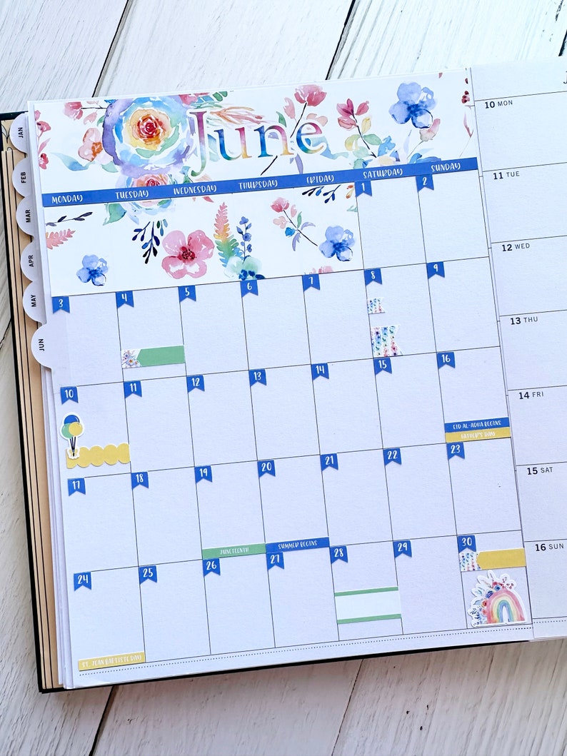 Rainbow June 2024 for the Laurel Denise Vertical and Horizontal Planner image 10