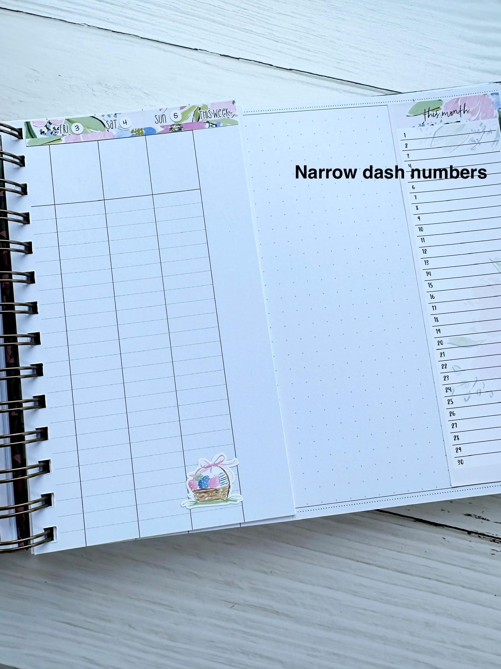 April 2026 for the SMALL Laurel Denise Anne and Nancy Planners - Etsy